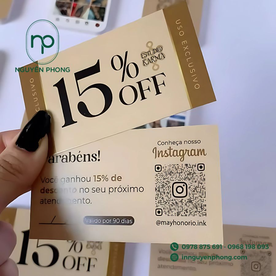 Bí Quyết Thiết Kế &amp; In Voucher Thư Cảm Ơn Ấn Tượng